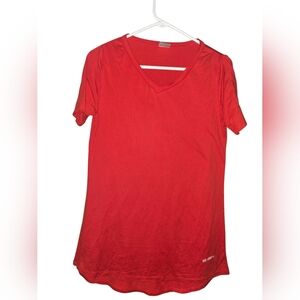 7/29. Nap Happy Classic Red V-Neck Women's Tee